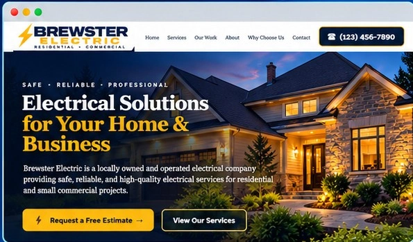 Brewster Electric website